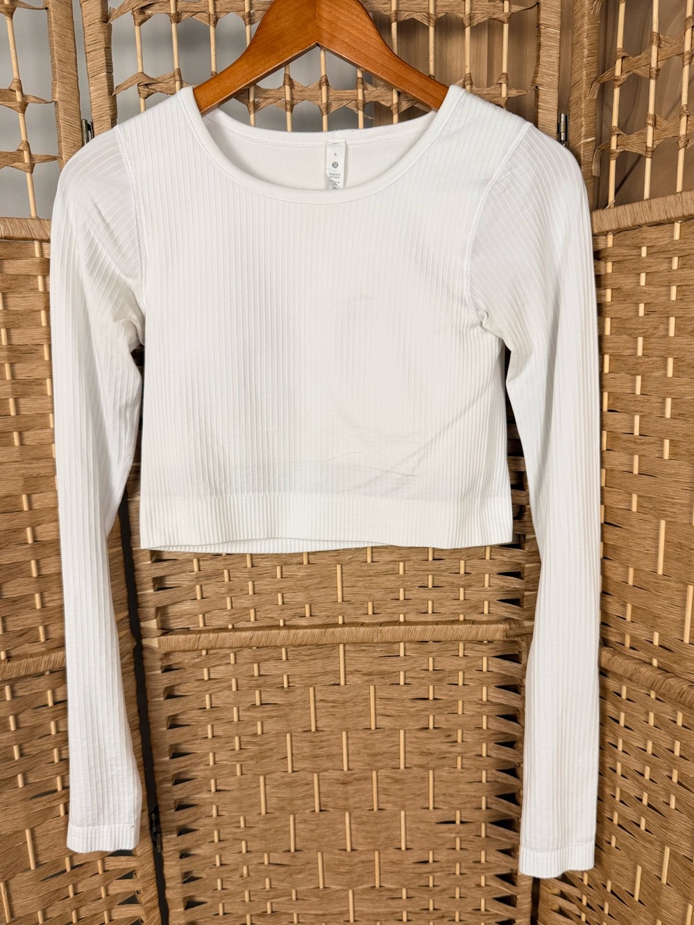 lululemon Ebb to Street Long Sleeve White Size 6